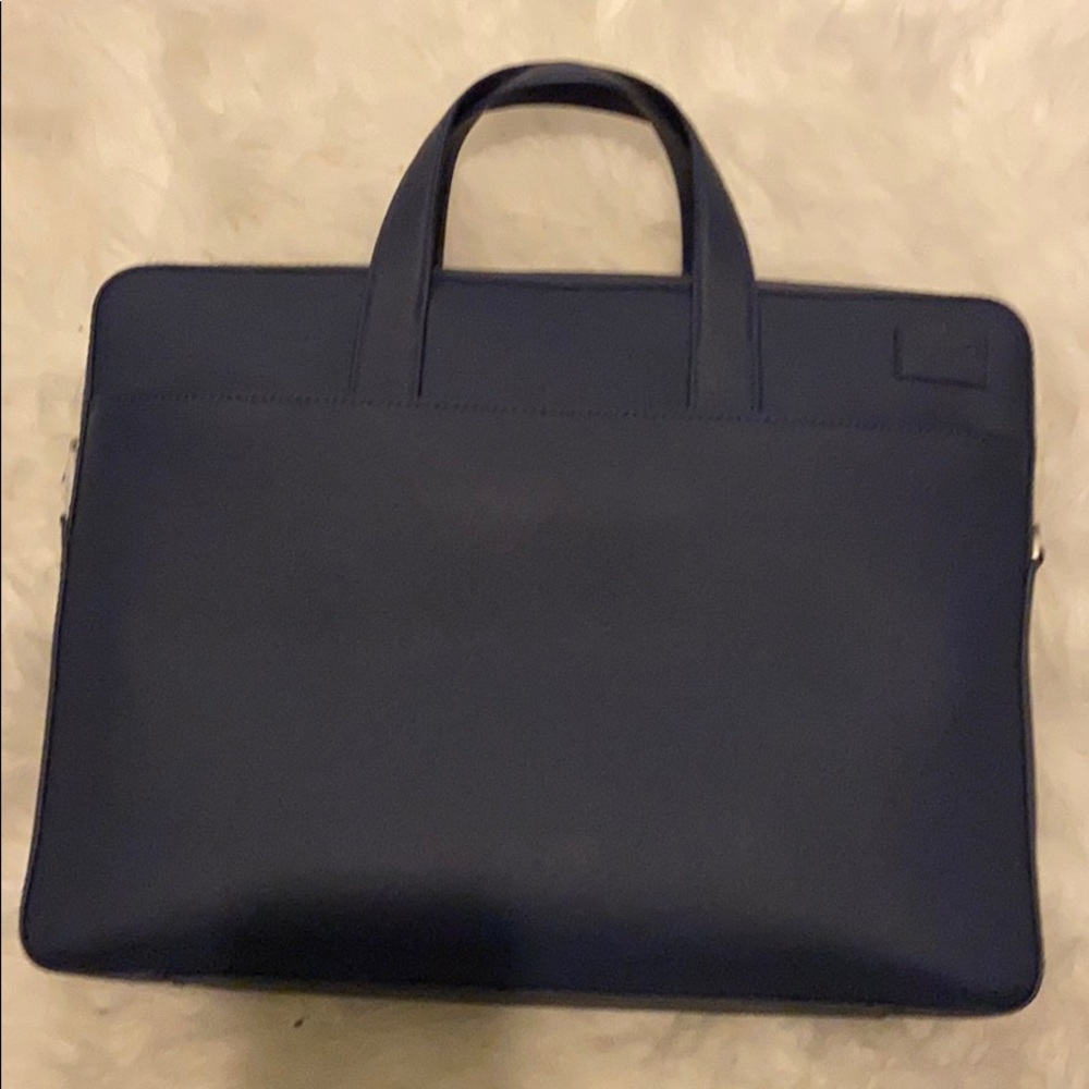 NWT navy Jack Spade Laptop bag